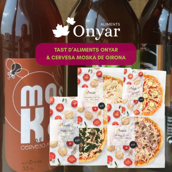 Tast de pizzes d'Aliments Onyar amb la Moska de Girona